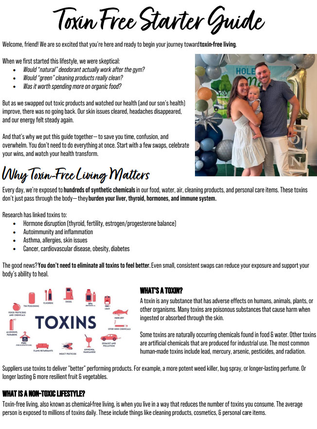 Toxin Free Starter Guide